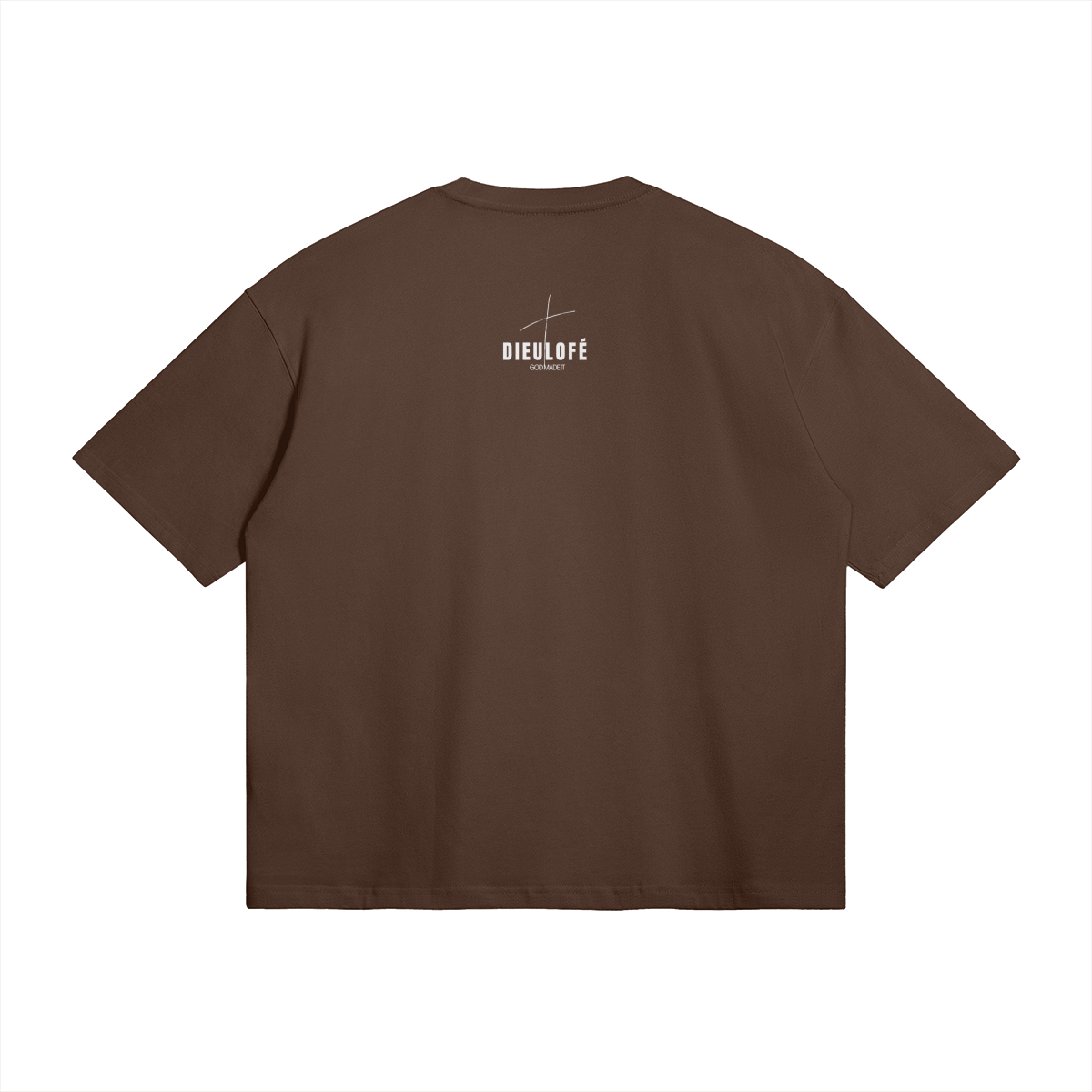 Jesus Is God Dark Brown Tee